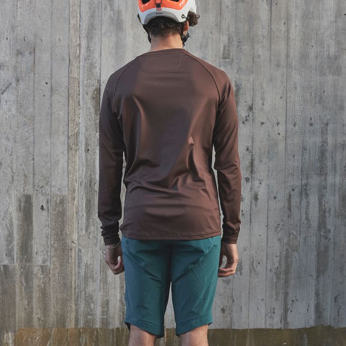 Pánské cyklistické oblečení s dlouhým rukávem POC Reform Enduro Jersey axinite brown 6