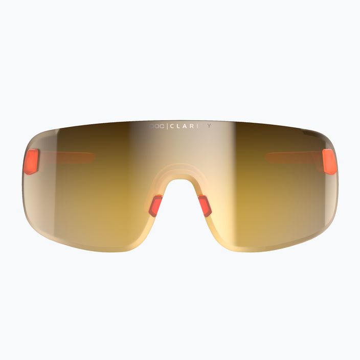 Brýle na kolo POC Elicit fluorescent orange translucent/clarity road gold 2