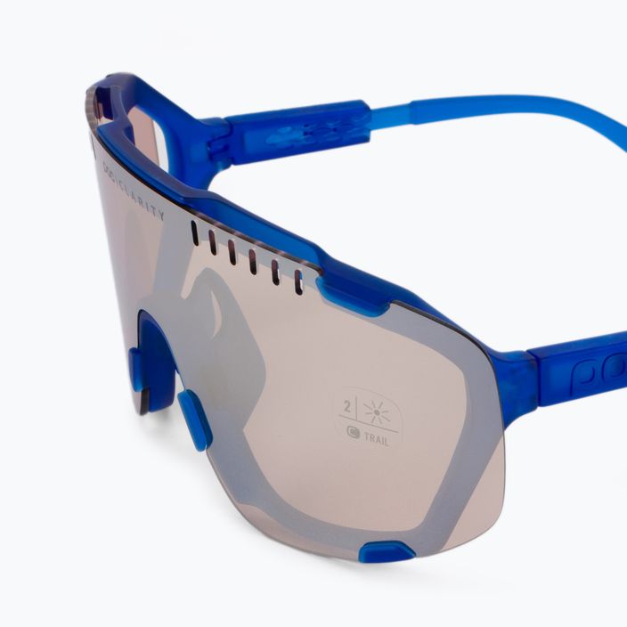 Brýle na kolo POC Devour opal blue translucent/clarity trail silver 6