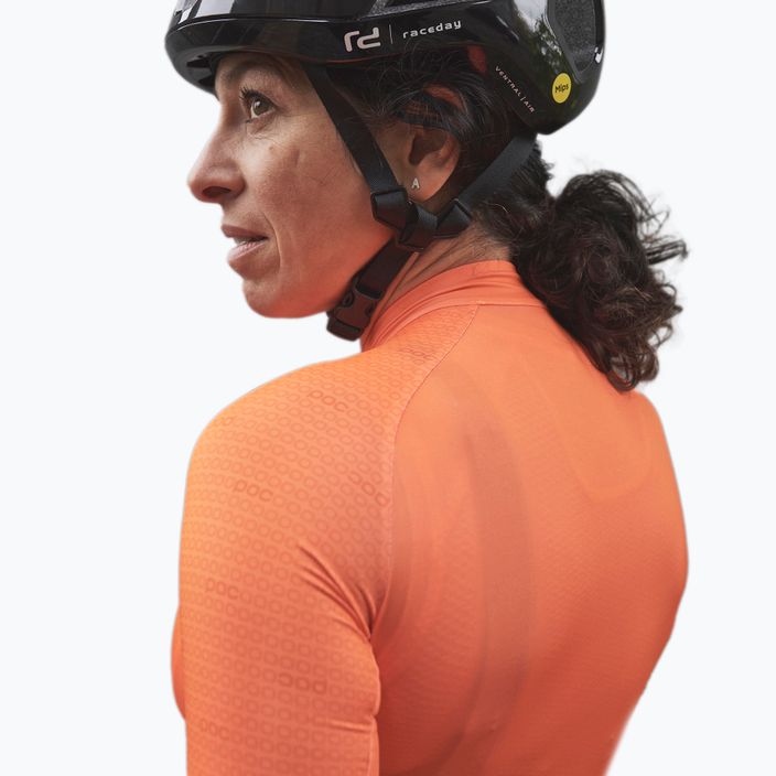 Dámský cyklistický dres POC Essential Road zink orange 3