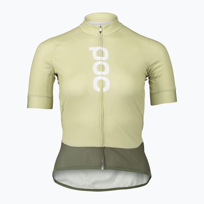 Dámský cyklistický dres POC Essential Road Logo prehnite green/epidote green 5
