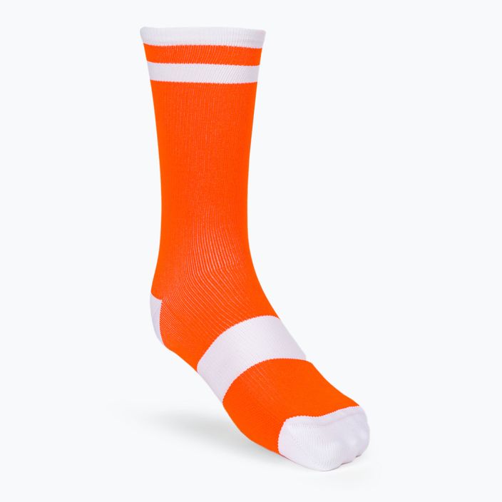 Cyklistické ponožky POC Lure MTB Long zink orange/hydrogen white