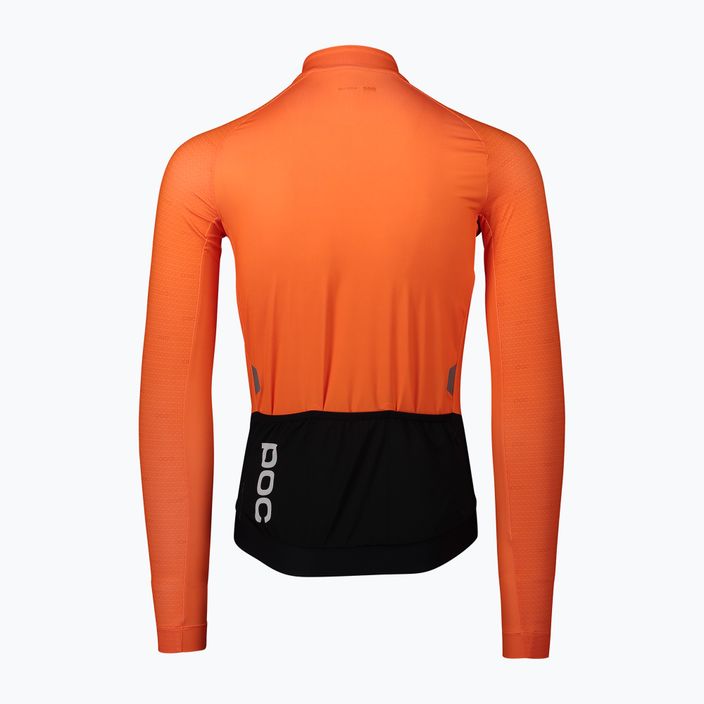 Pánské cyklistické oblečení s dlouhým rukávem POC Essential Road poc o zink orange 7