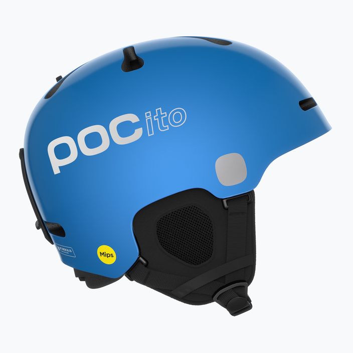 Dětské lyžařské helmy POC POCito Fornix MIPS fluorescent blue 11