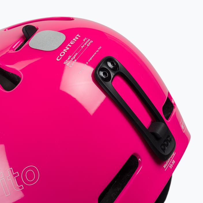 Dětské lyžařské helmy POC POCito Fornix MIPS fluorescent pink 7