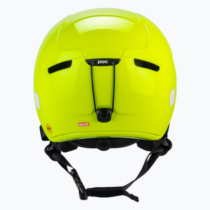 Dětské lyžařské helmy POC POCito Obex MIPS fluorescent yellow/green 3