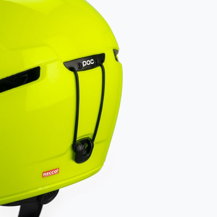 Dětské lyžařské helmy POC POCito Obex MIPS fluorescent yellow/green 7