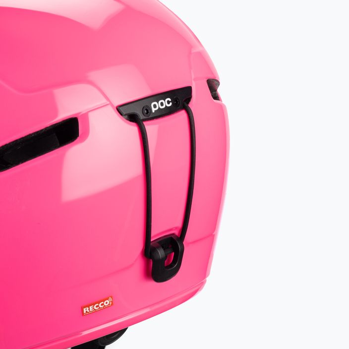 Dětské lyžařské helmy POC POCito Obex MIPS fluorescent pink 7