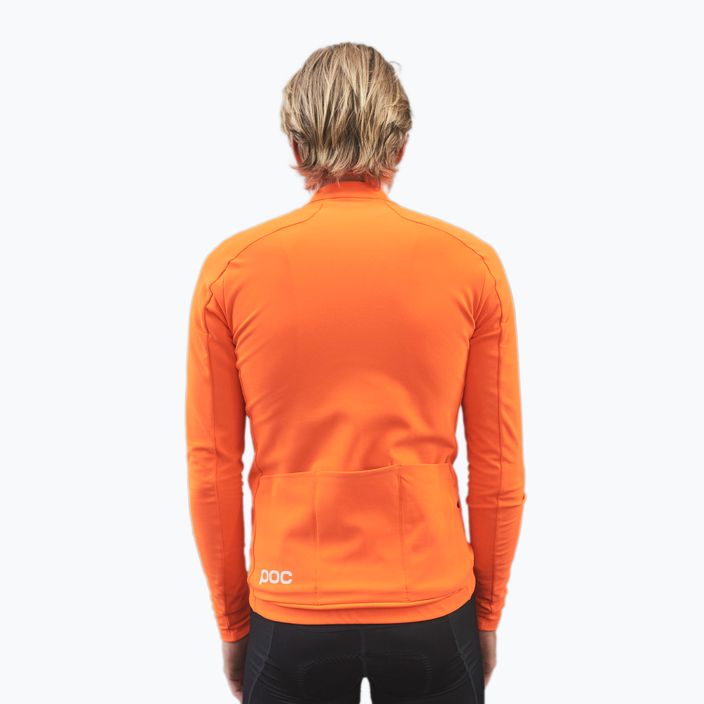 Pánské cyklistické oblečení s dlouhým rukávem POC Radiant Jersey zink orange 2