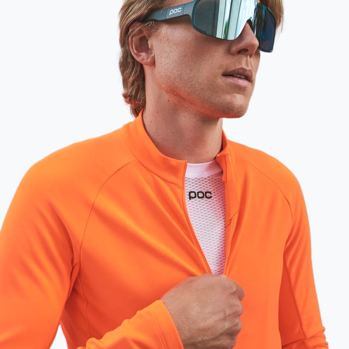 Pánské cyklistické oblečení s dlouhým rukávem POC Radiant Jersey zink orange 3