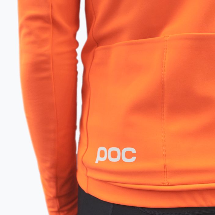 Pánské cyklistické oblečení s dlouhým rukávem POC Radiant Jersey zink orange 4