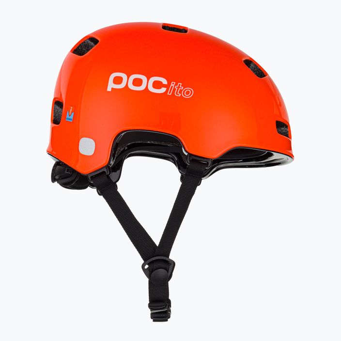 Dětská cyklistická přilba POC Pocito Crane MIPS fluorescenční oranžová 4