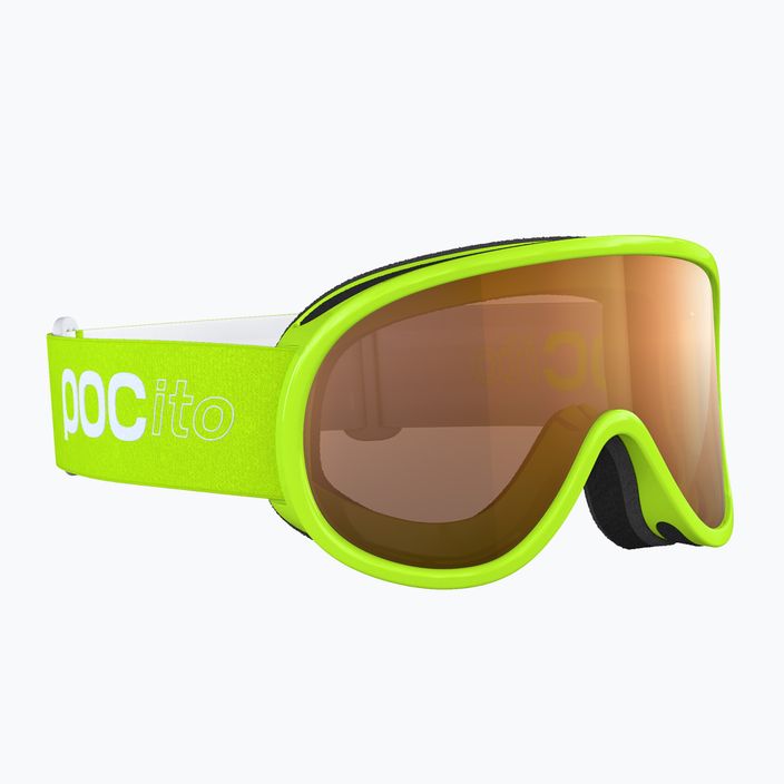 Dětské lyžařské brýle POC POCito Retina fluorescent yellow/green 3