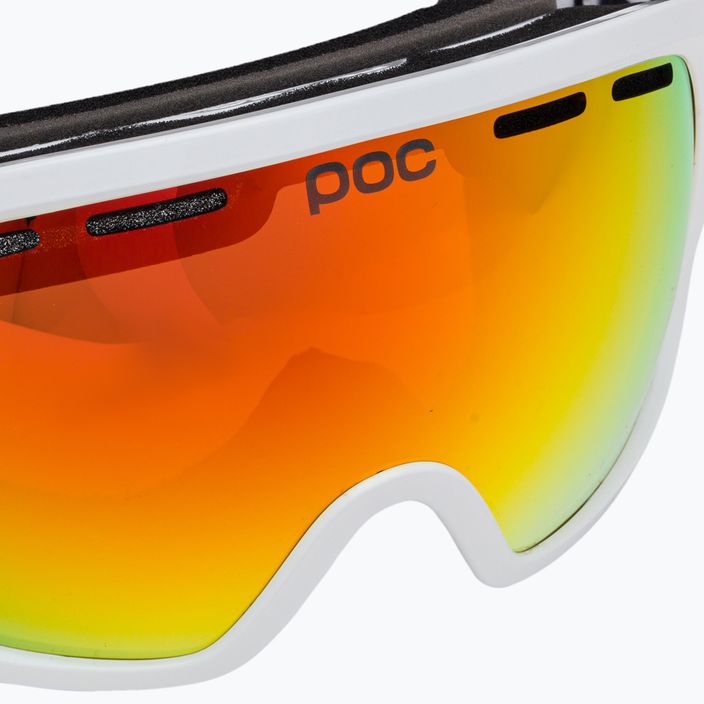 Lyžařské brýle POC Fovea Mid Clarity hydrogen white/spektris orange 5