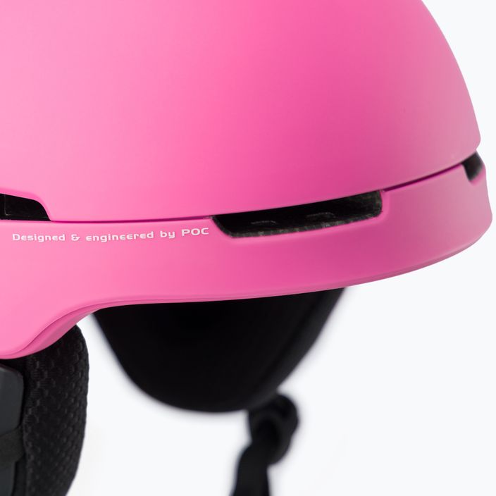 Dámská lyžařská helma POC Obex Spin actinium pink 6