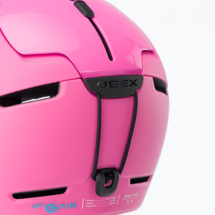 Dámská lyžařská helma POC Obex Spin actinium pink 7