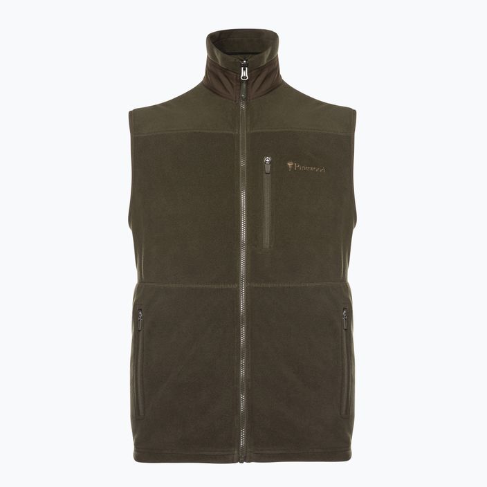Pánská turistická vesta bez rukávů Pinewood Pirsch Fleece h.green