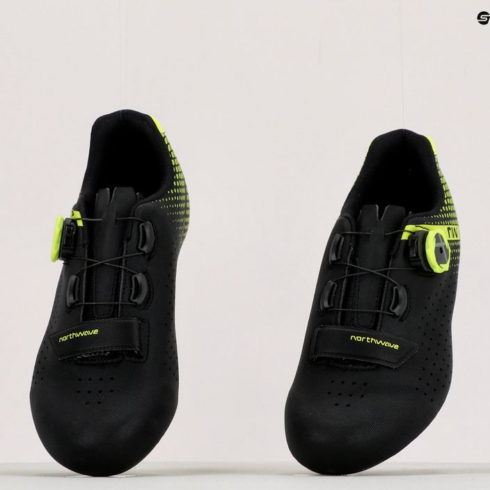 Pánská cyklistická obuv Northwave Core Plus 2 black/yellow 80211012 12