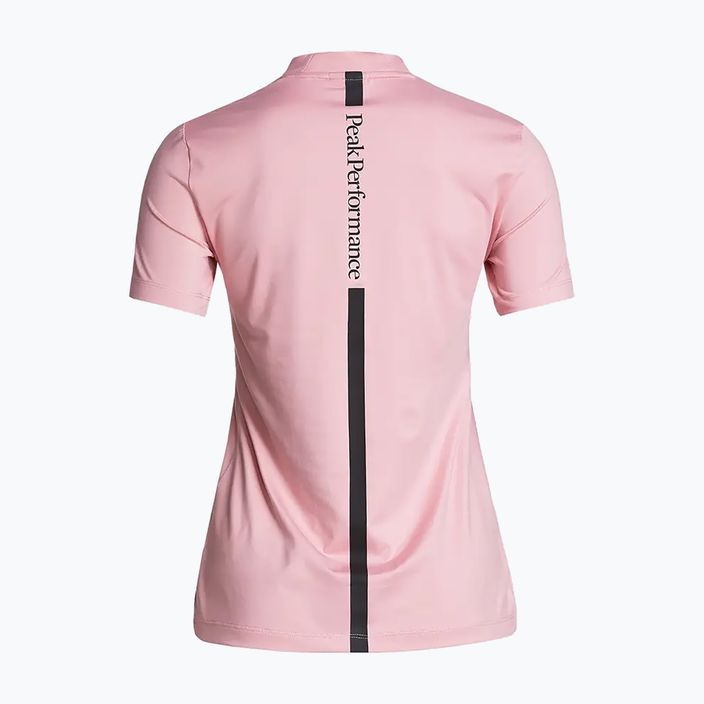 Dámské trekingové tričko Peak Performance Turf Zip růžové G77179090 3