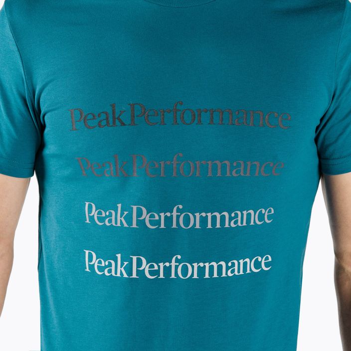 Pánské trekingové tričko Peak Performance Ground Tee modré G77284160 4