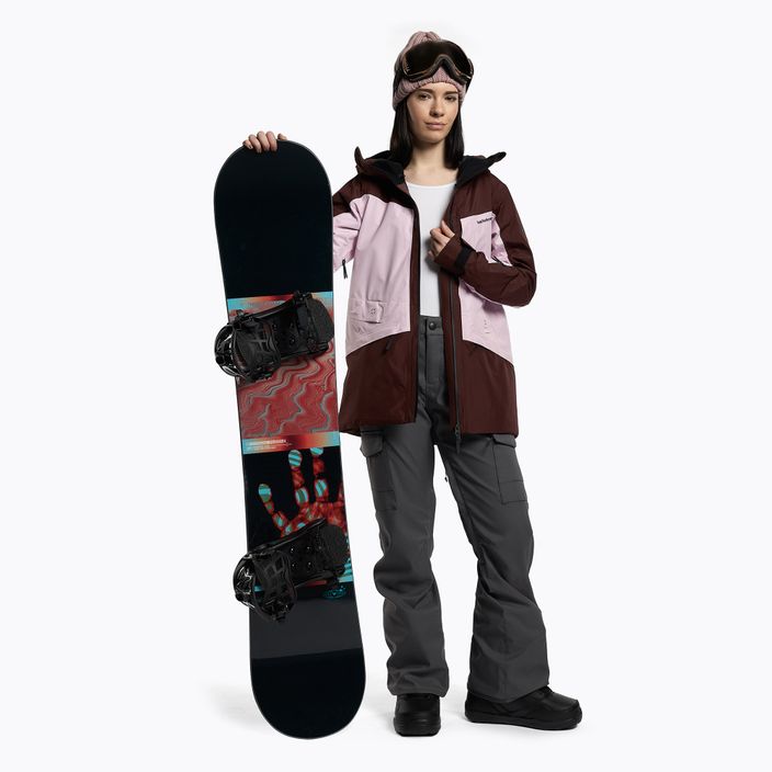 Dámská lyžařská bunda Peak Performance Gravity 2L GoreTex růžovo-hnědý G78250010 2