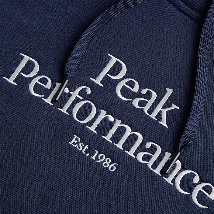 Pánská trekingová mikina Peak Performance Original Hood tmavě modrá G77756020 6