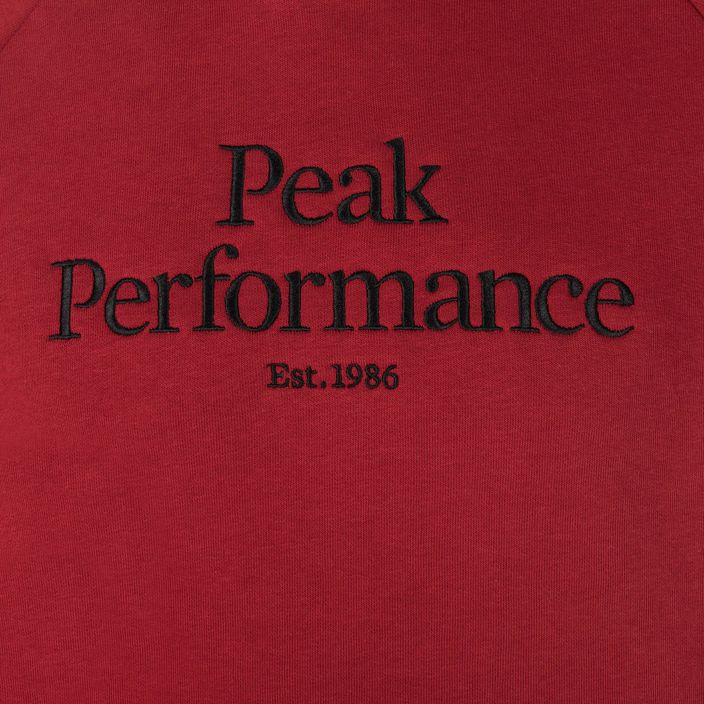 Pánská trekingová mikina Peak Performance Original Hood červená G77756330 3