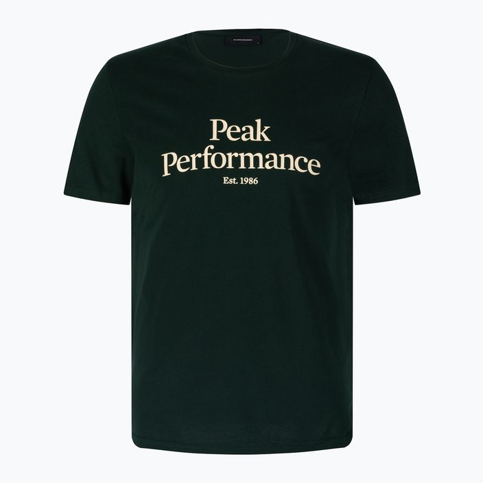 Pánské trekové tričko Peak Performance Original Tee green G77692260