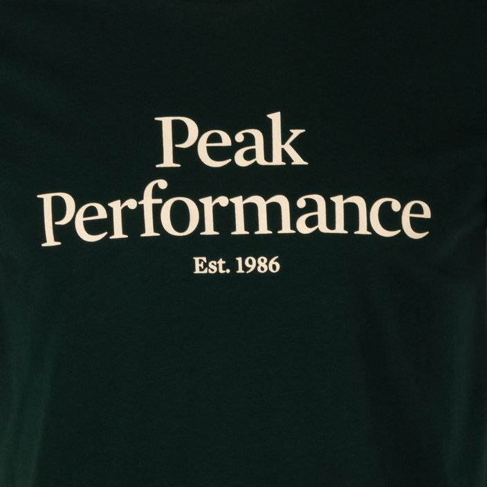 Pánské trekové tričko Peak Performance Original Tee green G77692260 3