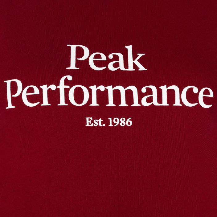 Dámské trekové tričko Peak Performance Original Tee červené G77700310 3