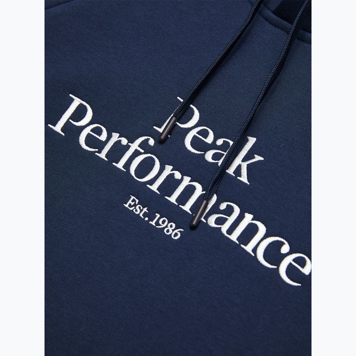 Pánská mikina  Peak Performance Original Hood blue shadow 4