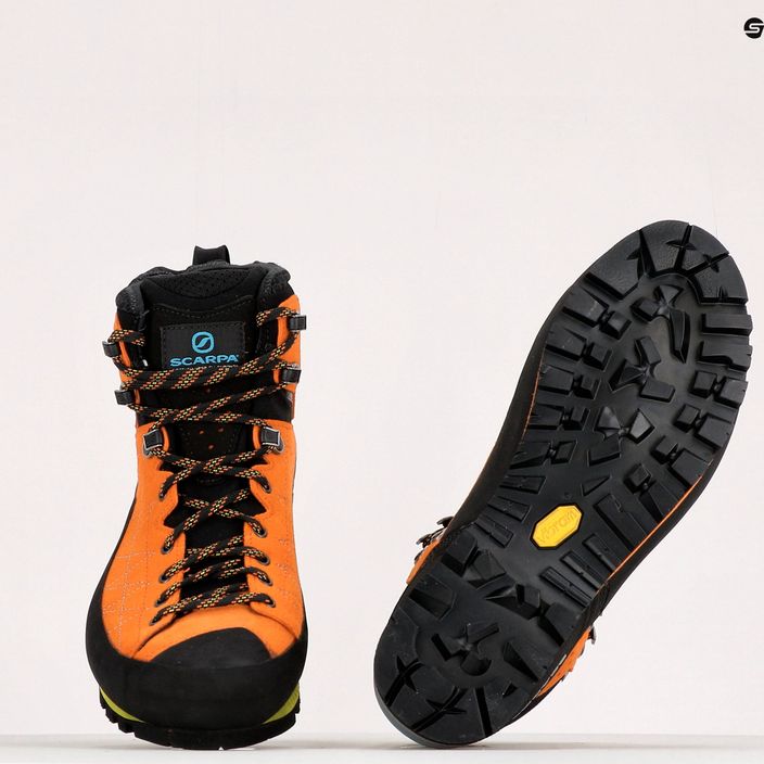 Pánské horolezecké boty SCARPA Zodiac Tech GTX oranžové 71100-200 17