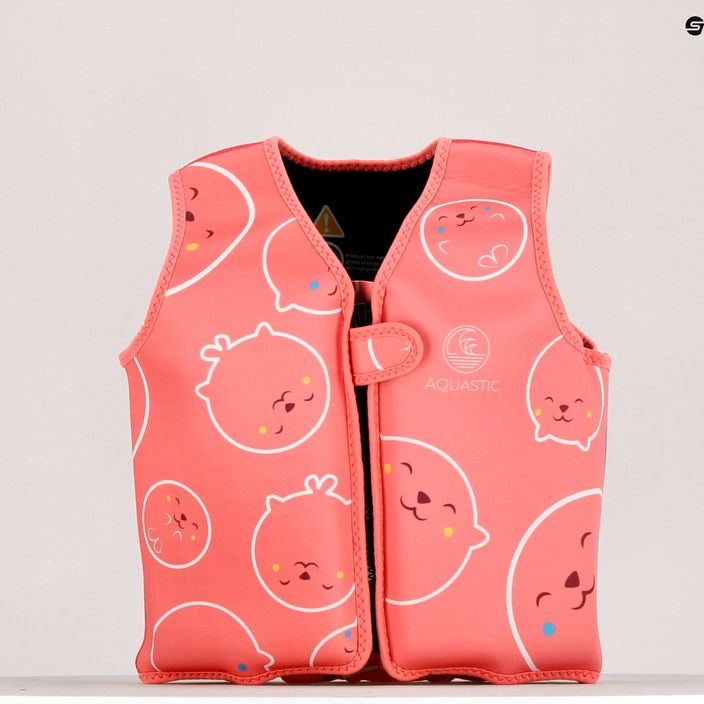 Dětská vesta AQUASTIC belay růžová HT-16879 14