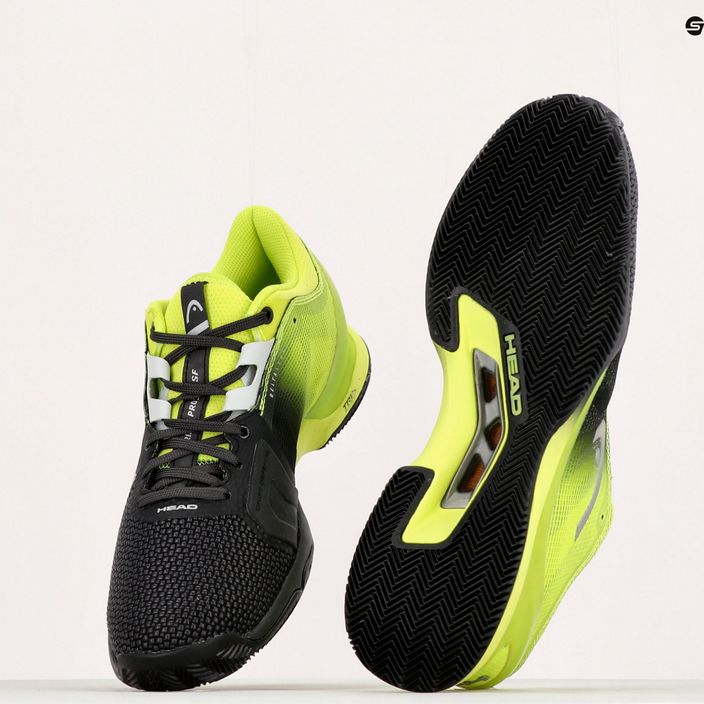 Pánská tenisová obuv HEAD Sprint Pro 3.0 SF Clay black/green 273091 14