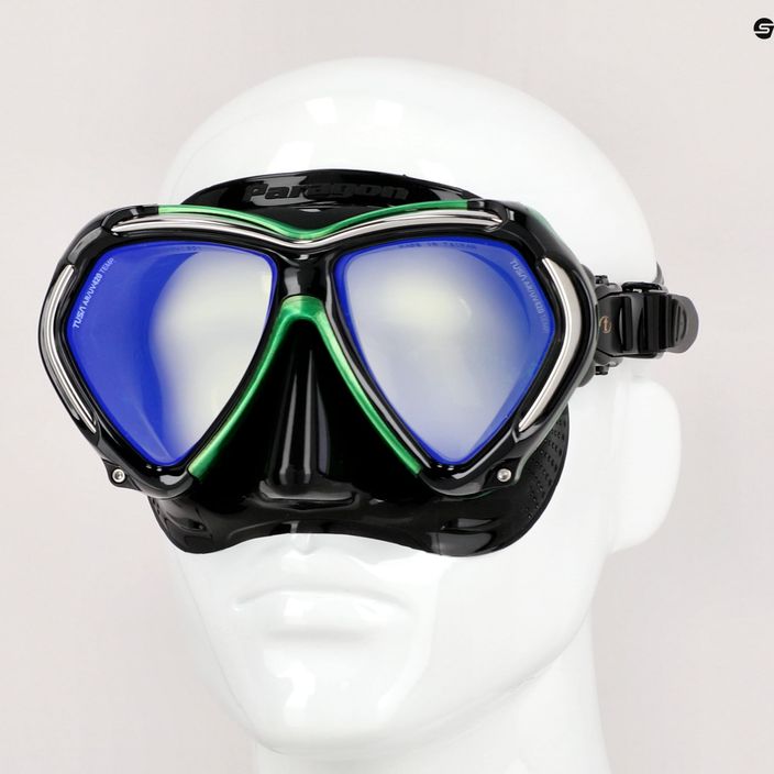 Potápěčská maska TUSA Paragon Mask zelená M-2001 8