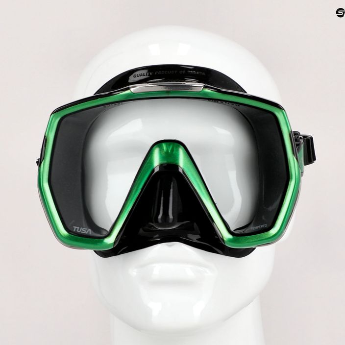 Potápěčská maska TUSA Freedom Hd Mask zelená M-1001 7