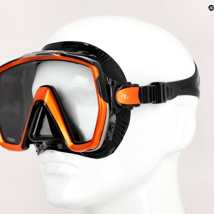 Potápěčská maska TUSA Freedom Hd Mask oranžová M-1001 7