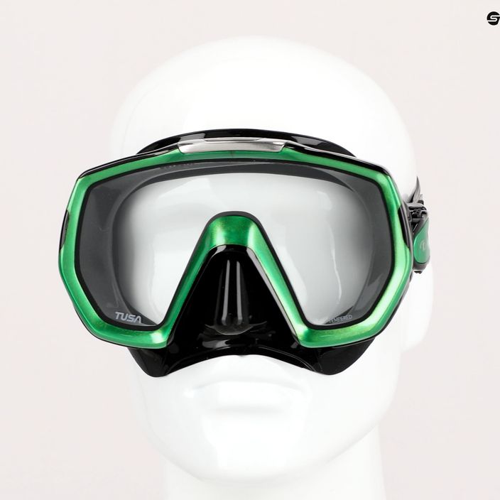 Potápěčská maska TUSA Freedom Elite zelená M-1003 7