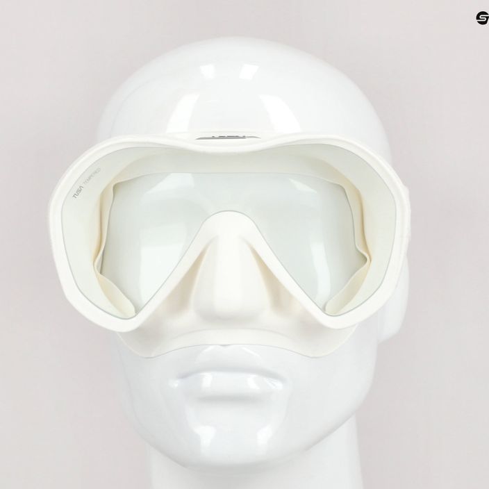 Potápěčská maska Tusa Zeense Pro bílá M1010 8