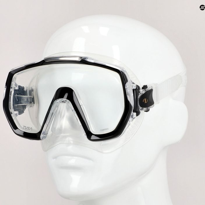 Potápěčská maska TUSA Freedom Elite bílá M-1003 7
