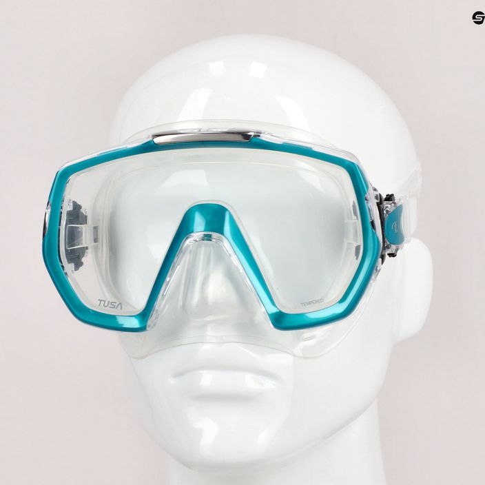 Potápěčská maska TUSA Freedom Elite zelená M-1003 6