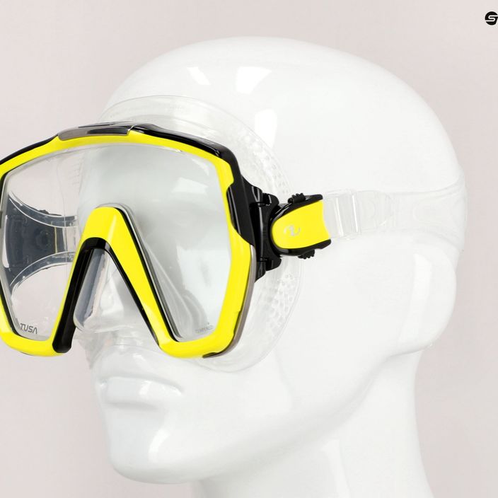 Potápěčská maska TUSA Freedom Hd Mask žlutá M-1001 7