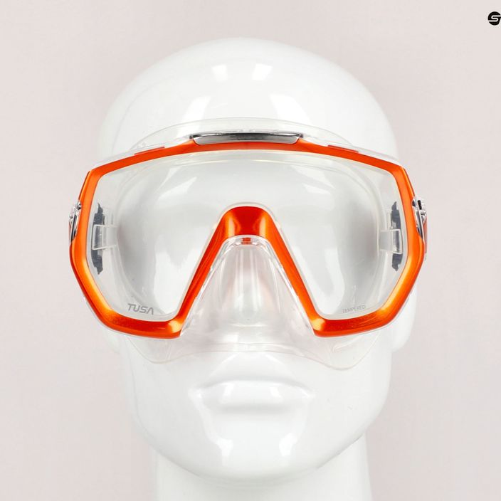 Potápěčská maska TUSA Freedom Elite oranžová M-1003 7