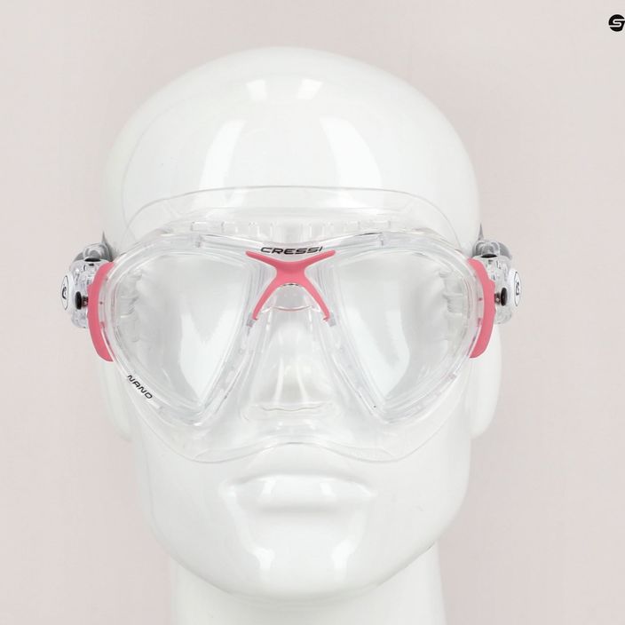 Potápěčská maska Cressi Nano růžová DS360040 7