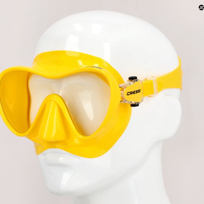 Potápěčská maska Cressi F1 Yellow ZDN281010 7
