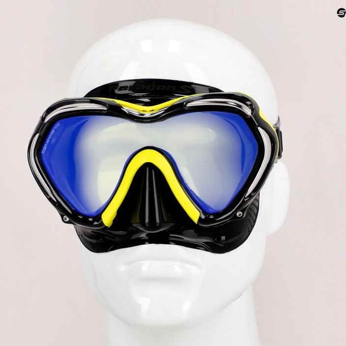 Potápěčská maska TUSA Paragon S Mask žlutá M-1007 6
