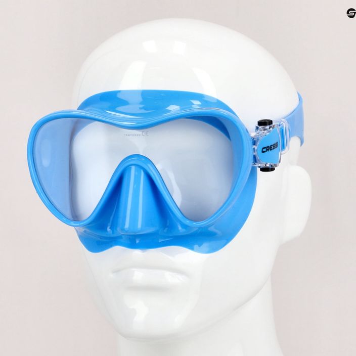 Potápěčská maska Cressi F1 Small modrá ZDN311020 9