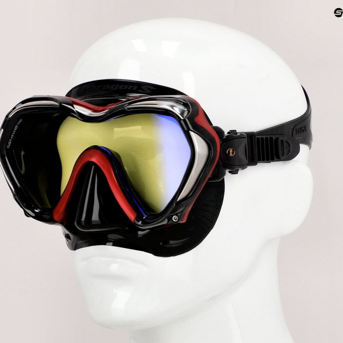 Potápěčská maska TUSA Paragon S Mask červená M-1007 6