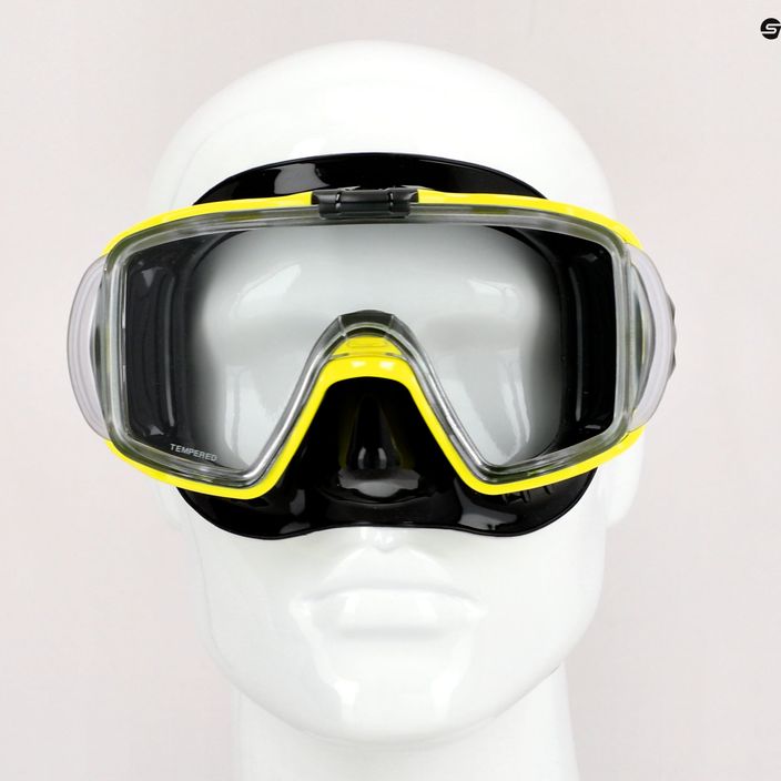 Potápěčská maska TUSA Sportmask černá/žlutá UM-31QB FY 7