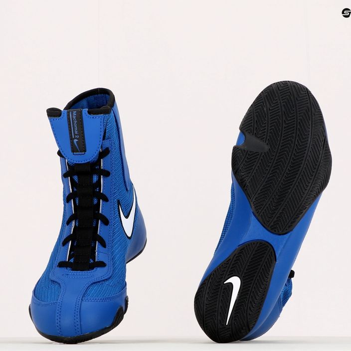 Boxerské boty Nike Machomai Team modré NI-321819-410 18